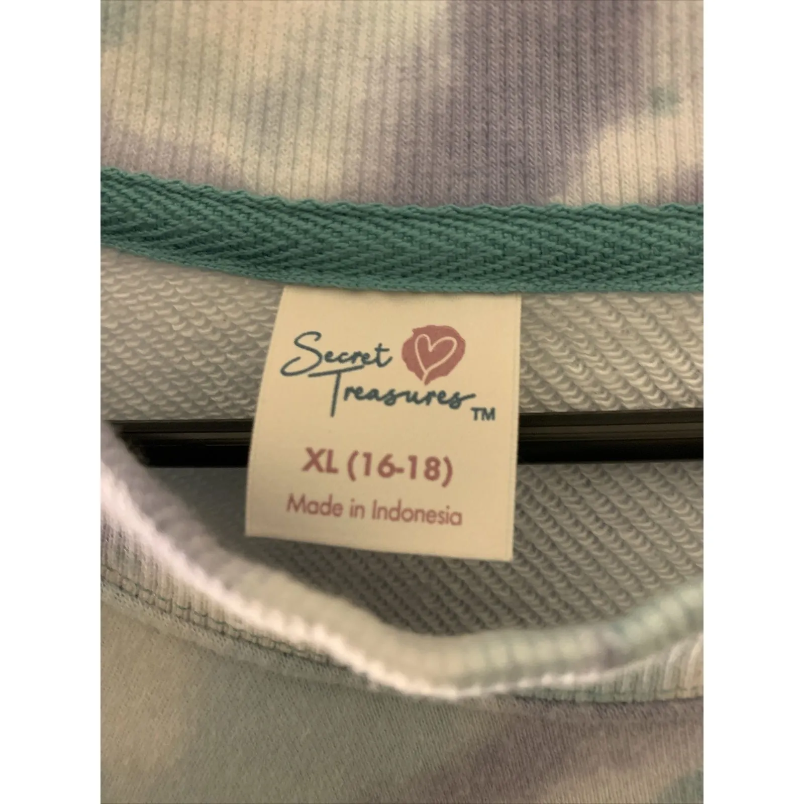 Secret Treasures Women's Tie Dye Casual Pajama Sweatshirt Size XL16-18 - Image 10