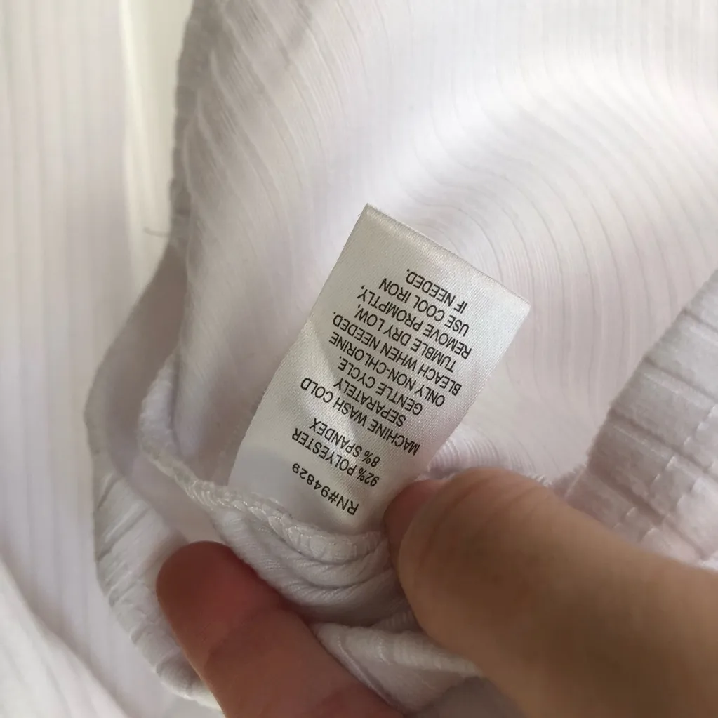 Derek Heart Longsleeve White Turtleneck - Image 3