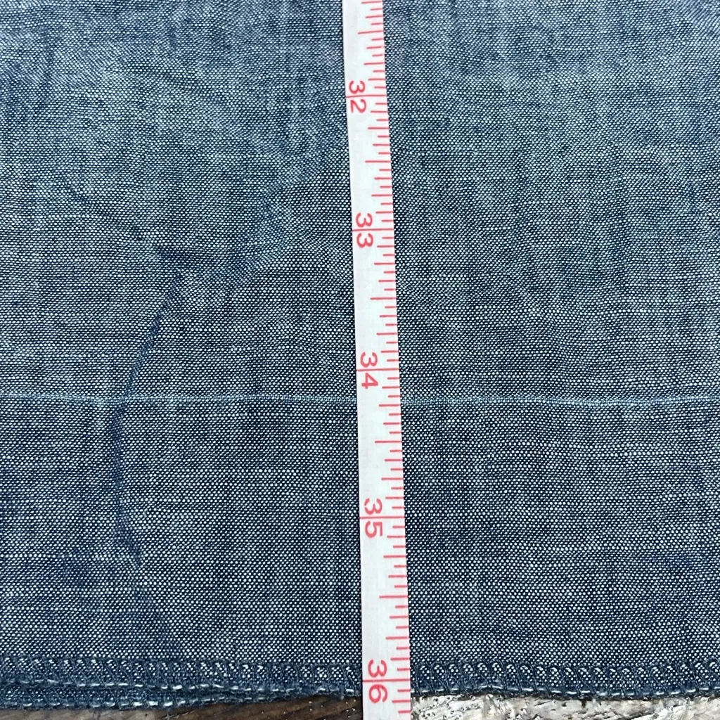 GAP Strapless Chambray cotton Dress - Image 7