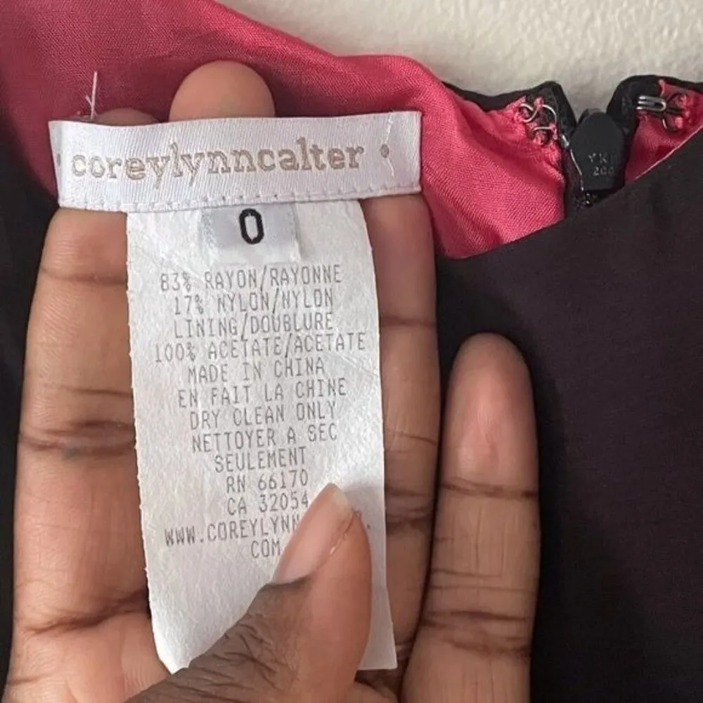 Anthropologie Corey Lynn Calter Polka Dot Dress Size 0 Y2k Empire Waist Belted - Image 6