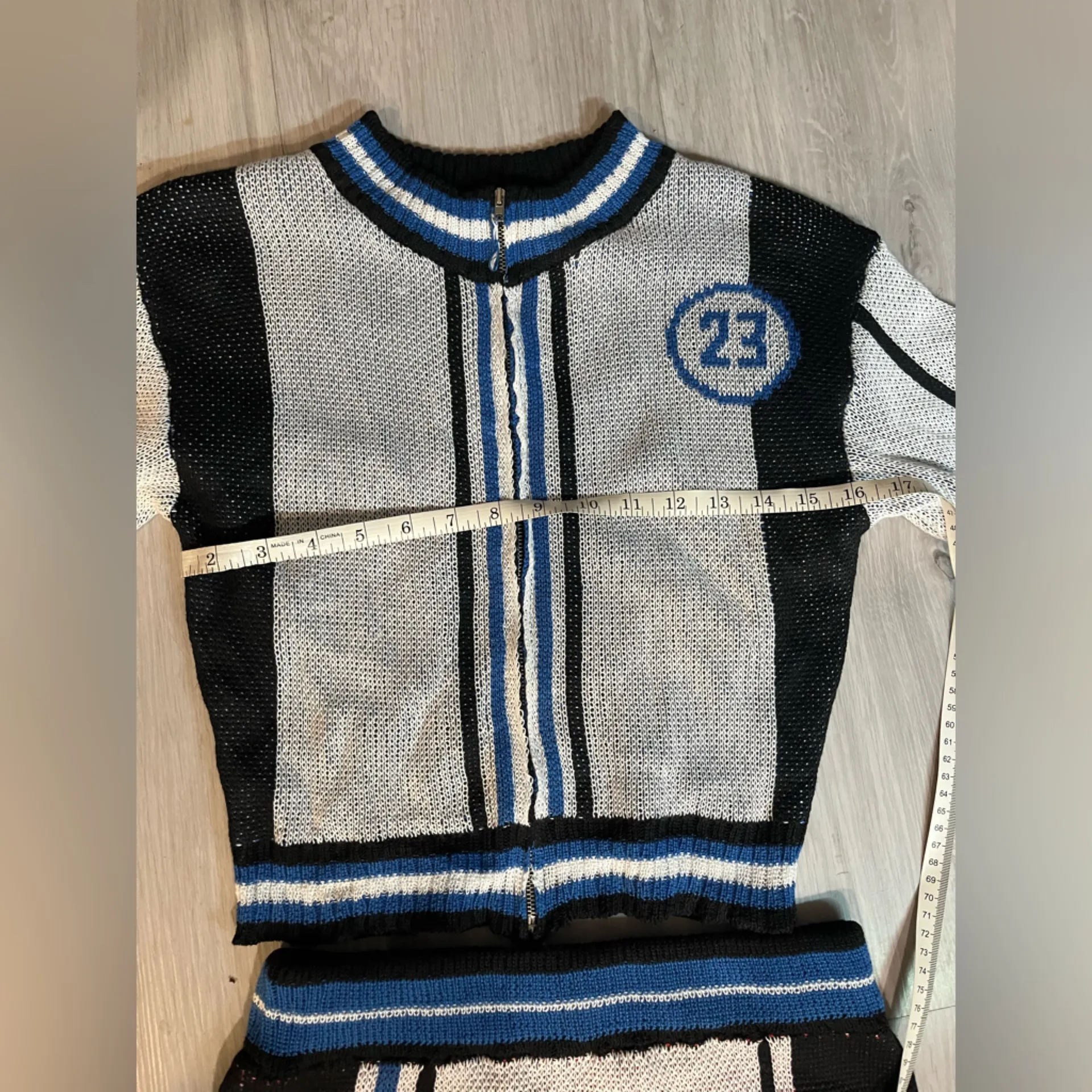 Hi Speed Sweater Skirt Set size (L)
Blue/combo Black Size L - Image 7