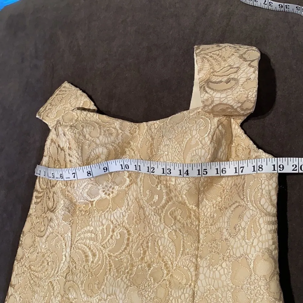 Women’s Mother of the Bride Dress Corset Back & Chiffon Jacket Size XL - Image 11