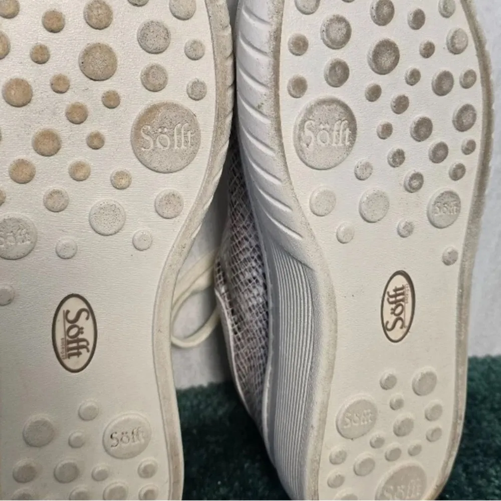 Sofft Womens Parkyn Leather Round Toe Oxfords Platform Cushion Arch Support sz 7 White - Image 2