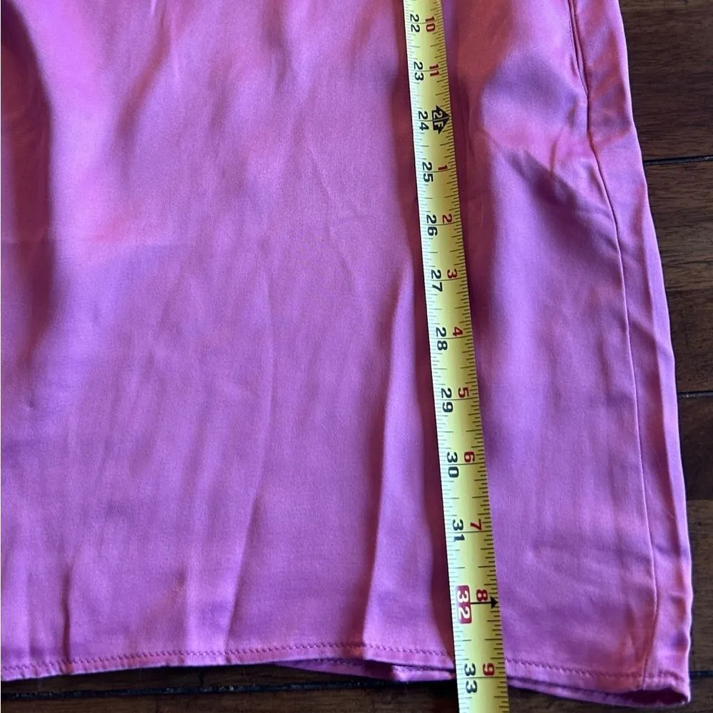 Krisa Pink One Shoulder Mini Dress Size Medium New with tags - Image 7