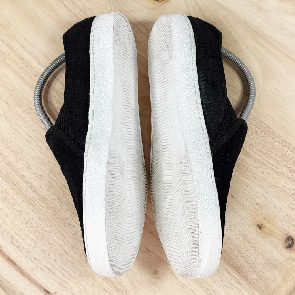 Corso Como Braided Suede Slip On Sneakers Black Women’s Size 10 - Image 5