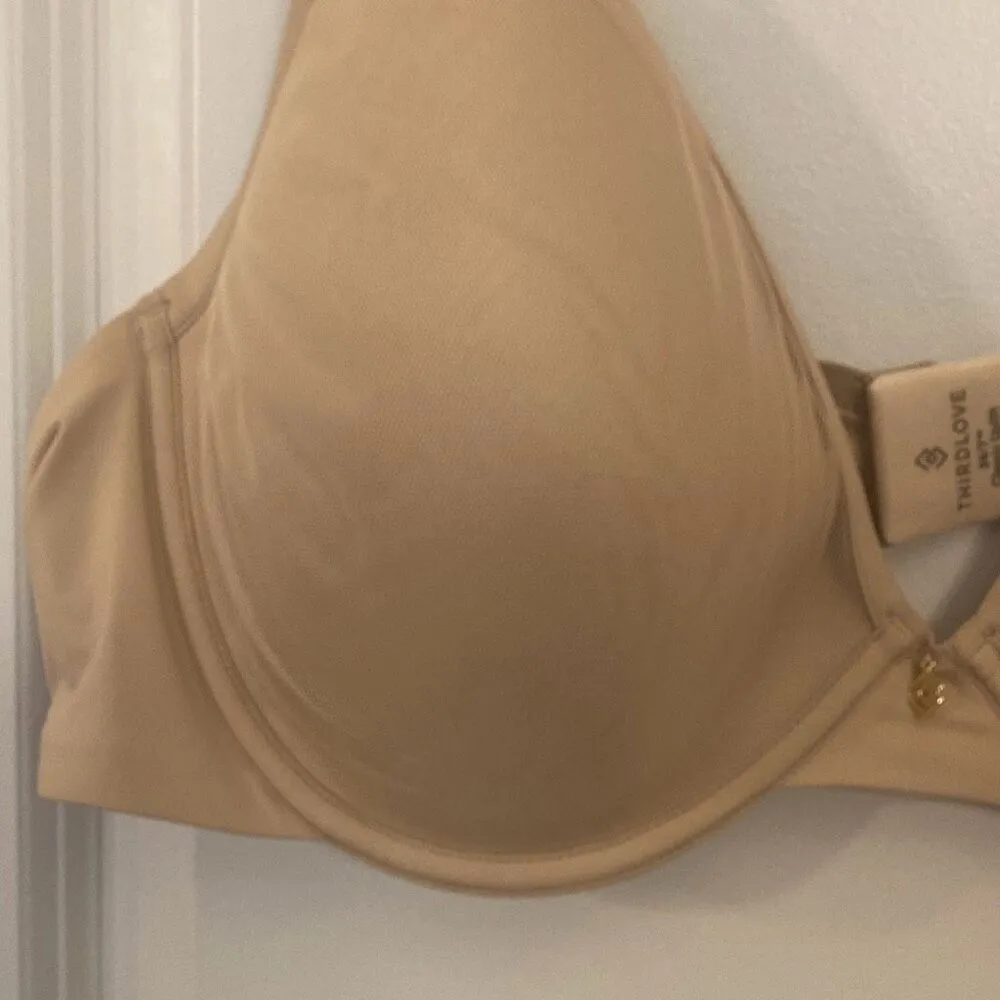 ThirdLove bra, classic uplift, plunge bra, size 44B - Image 3