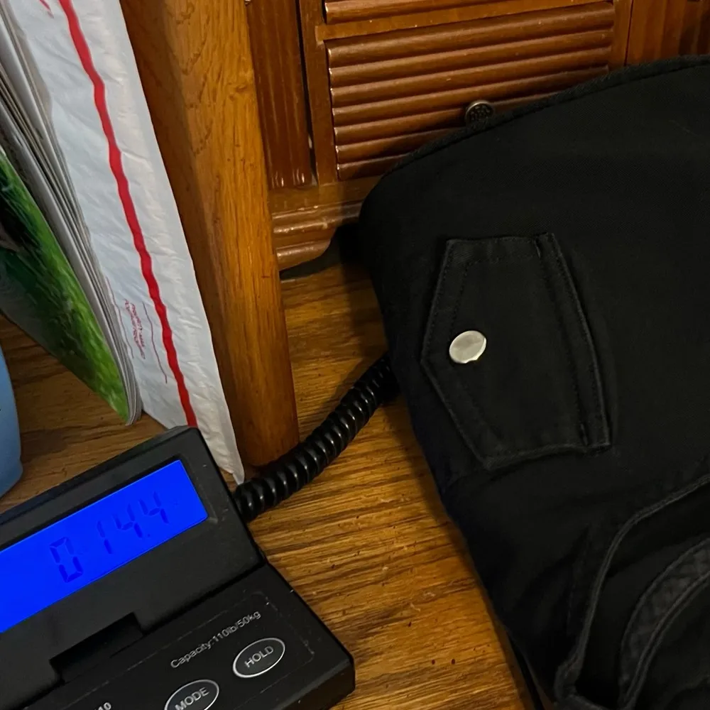 VTG 90’s New York & Company Black Denim Dress Woman’s Size 12 Pearl Snap Front - Image 11