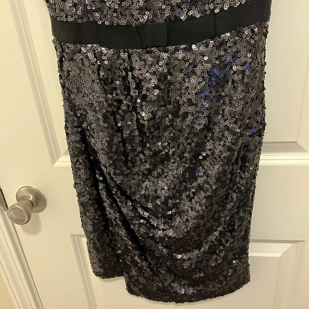 MM Couture By Miss Me Sequin Dress Women’s Size Small Sheer Back Swiftie 🎶 - Image 4