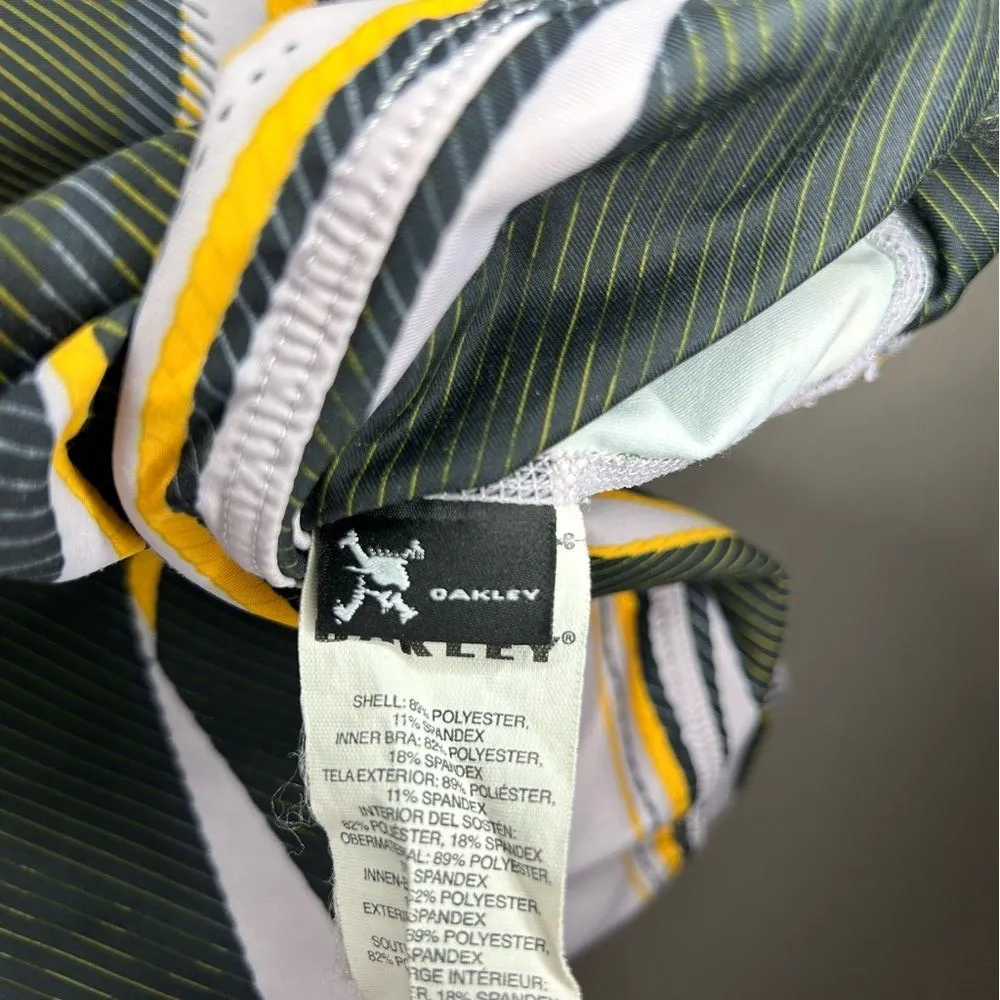 Oakley printed athletic tank top with built in sport bra women’s size small - Image 10