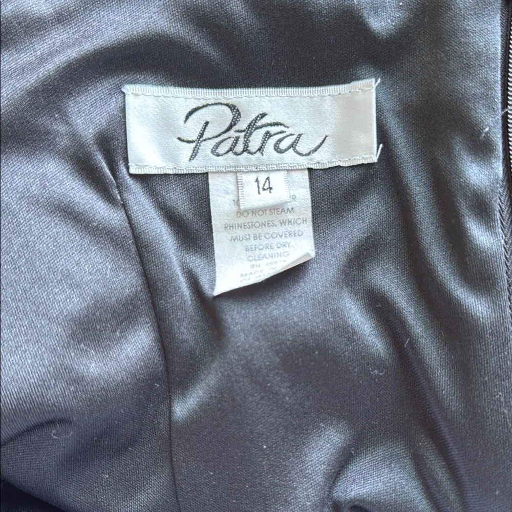 Patra Black Elegant Jumpsuit with Lace Overlay Size 14 - Image 8