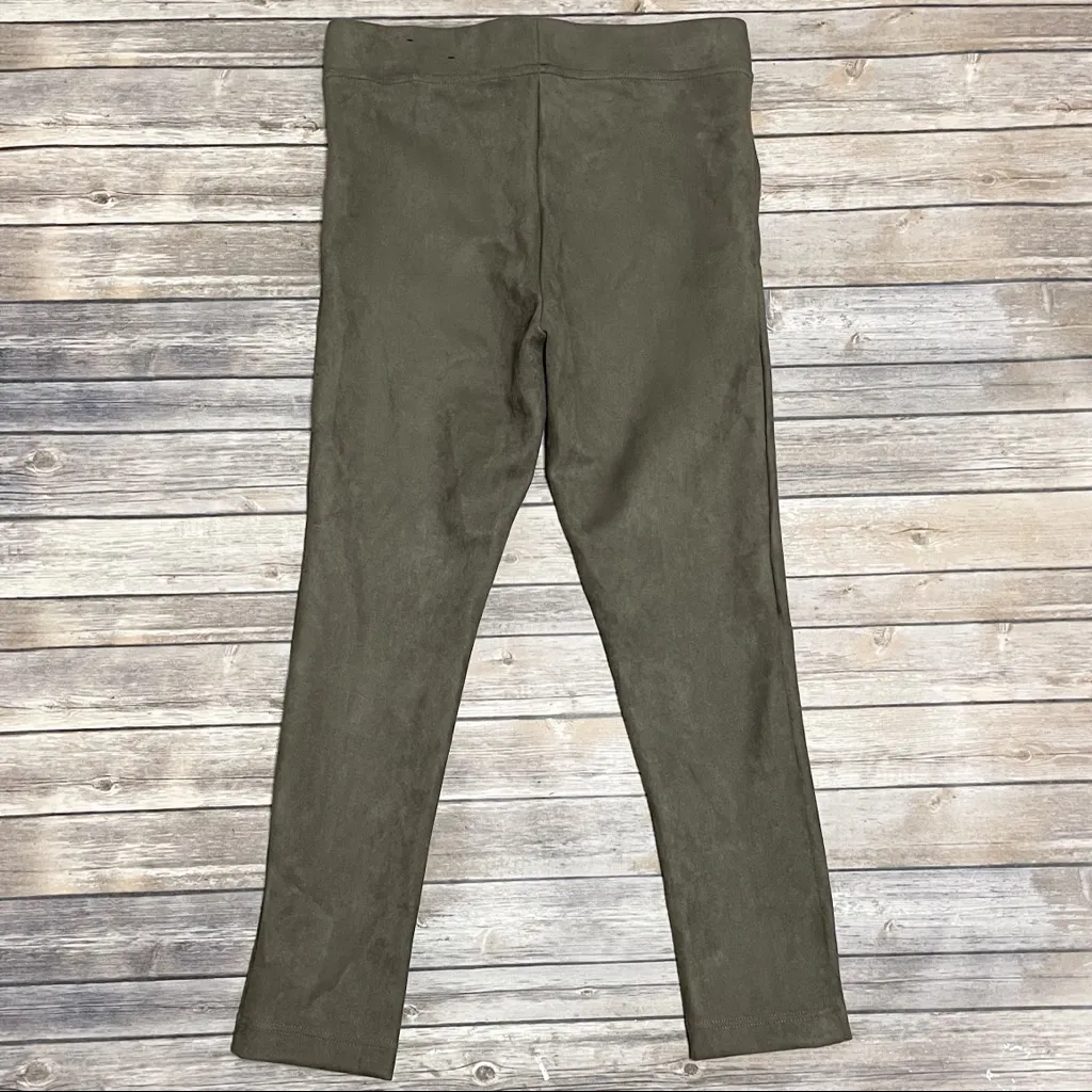 Andrew Marc Faux Suede Leggings GUC Front Seams - Image 4