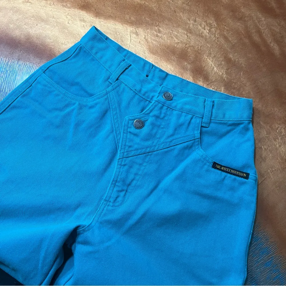Rocky Mountain Clothing Turquoise High rise Jeans size 25” bare back riding - Image 5