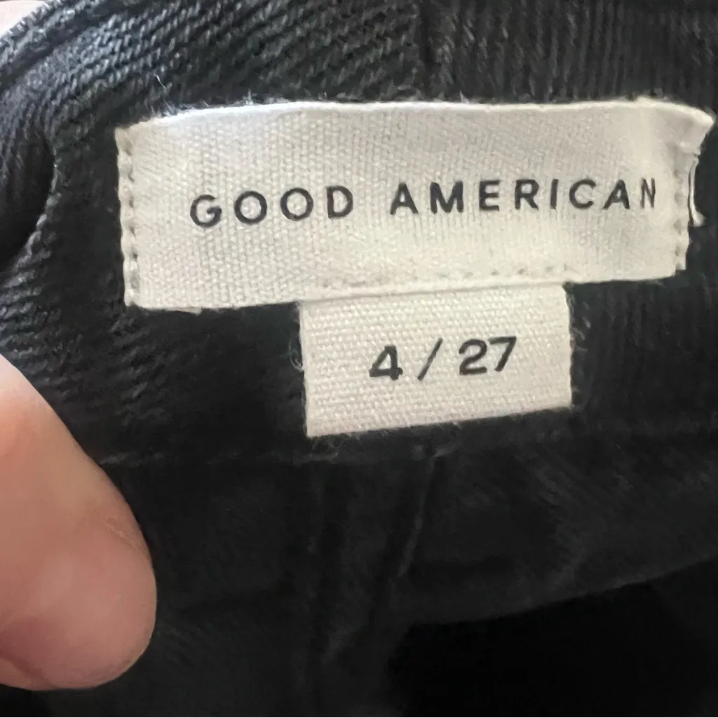 Good American black denim jeans - Image 5