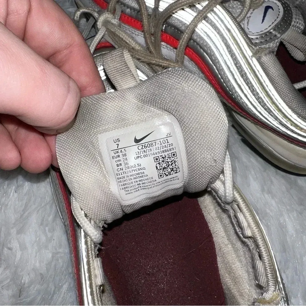 Nike Womens  Air Max 97 Trainers Size Womens 7 - Image 7