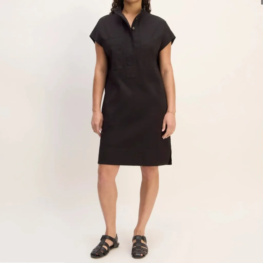 Everlane The Easy Workwear Dress in Black - Image 3