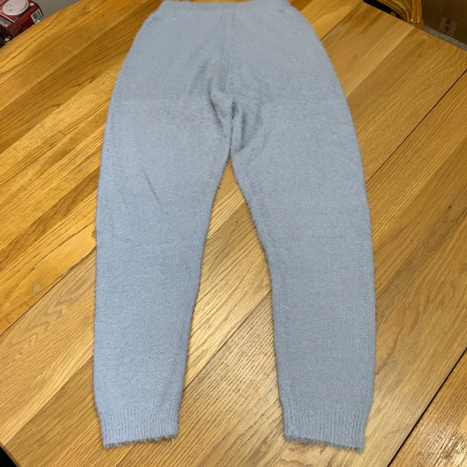 Nasty Gal Collection Fuzzy Knit Lounge Pants Light Purple Women's Size Small - Image 5