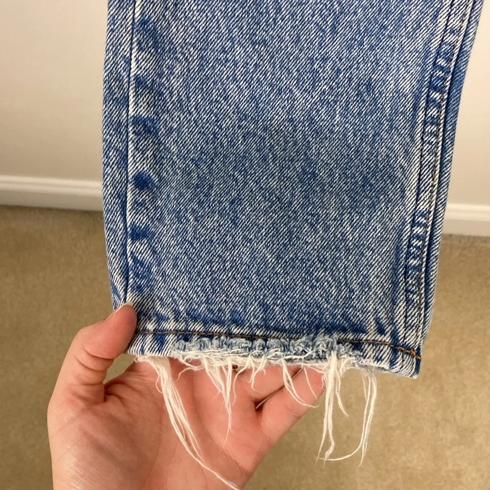 Abercrombie & Fitch Mom Denim Jeans High Rise Relaxed Fit Blue Women’s Size 26 - Image 4