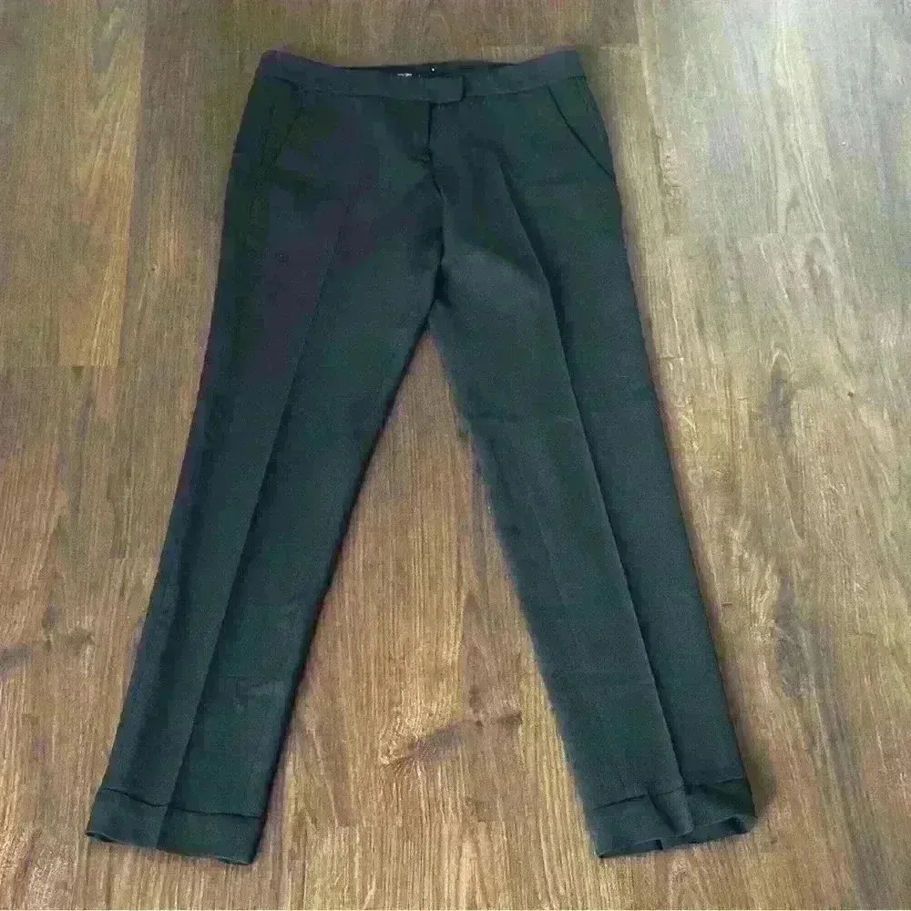 Maje  black cropped trousers with pockets size 36 - Image 2