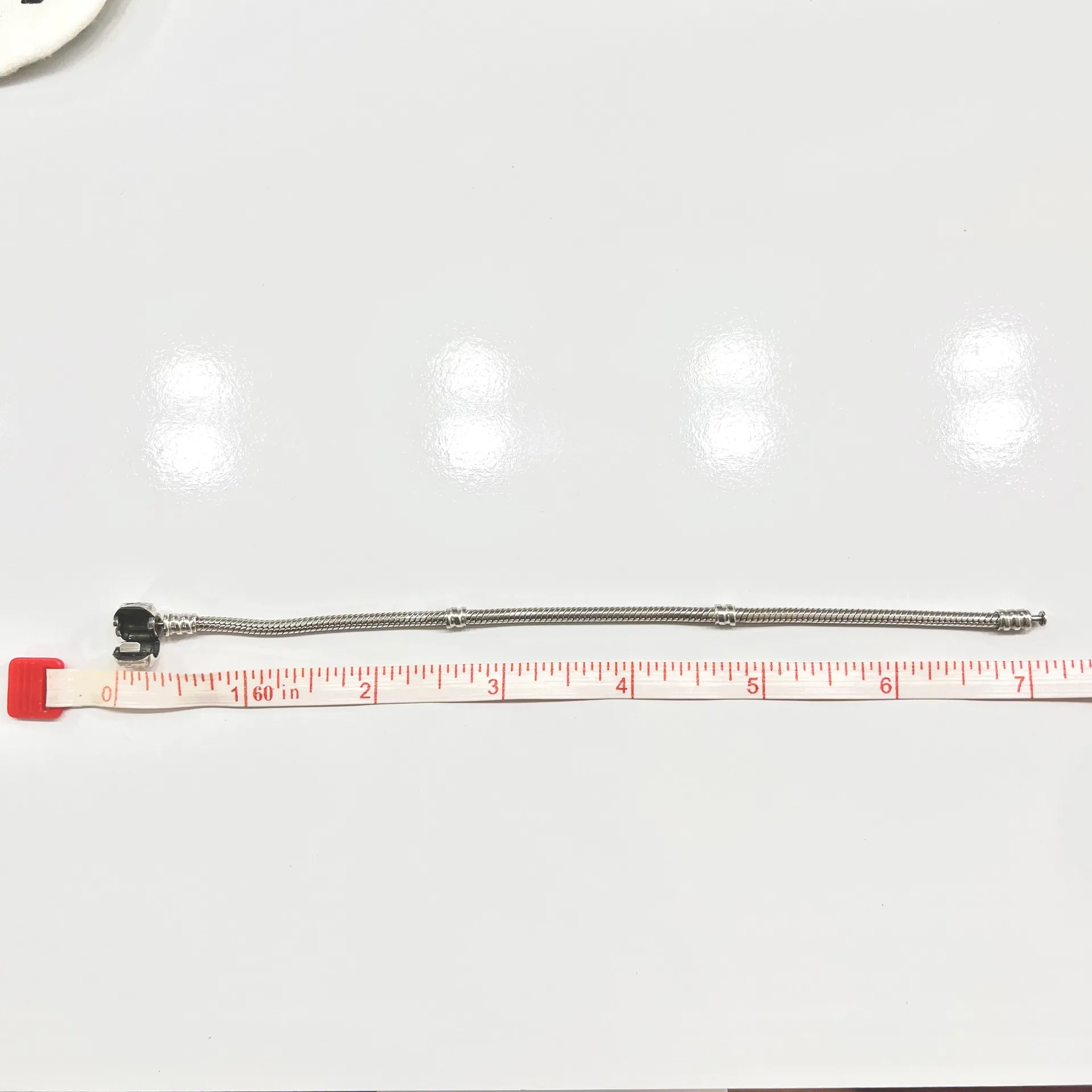 Pandora Sterling Silver Bracelet 18cm - Image 6