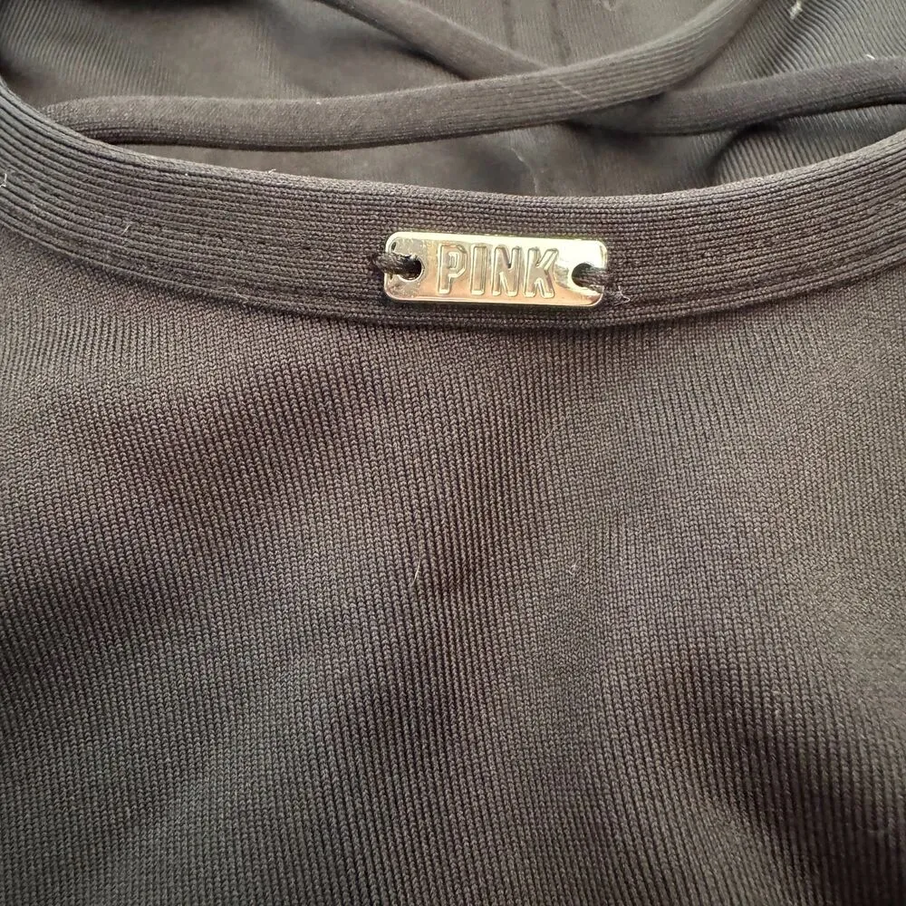 PINK Active | Victoria Secret Ultimate Lightly Lined Black Bra Top Size Medium - Image 5