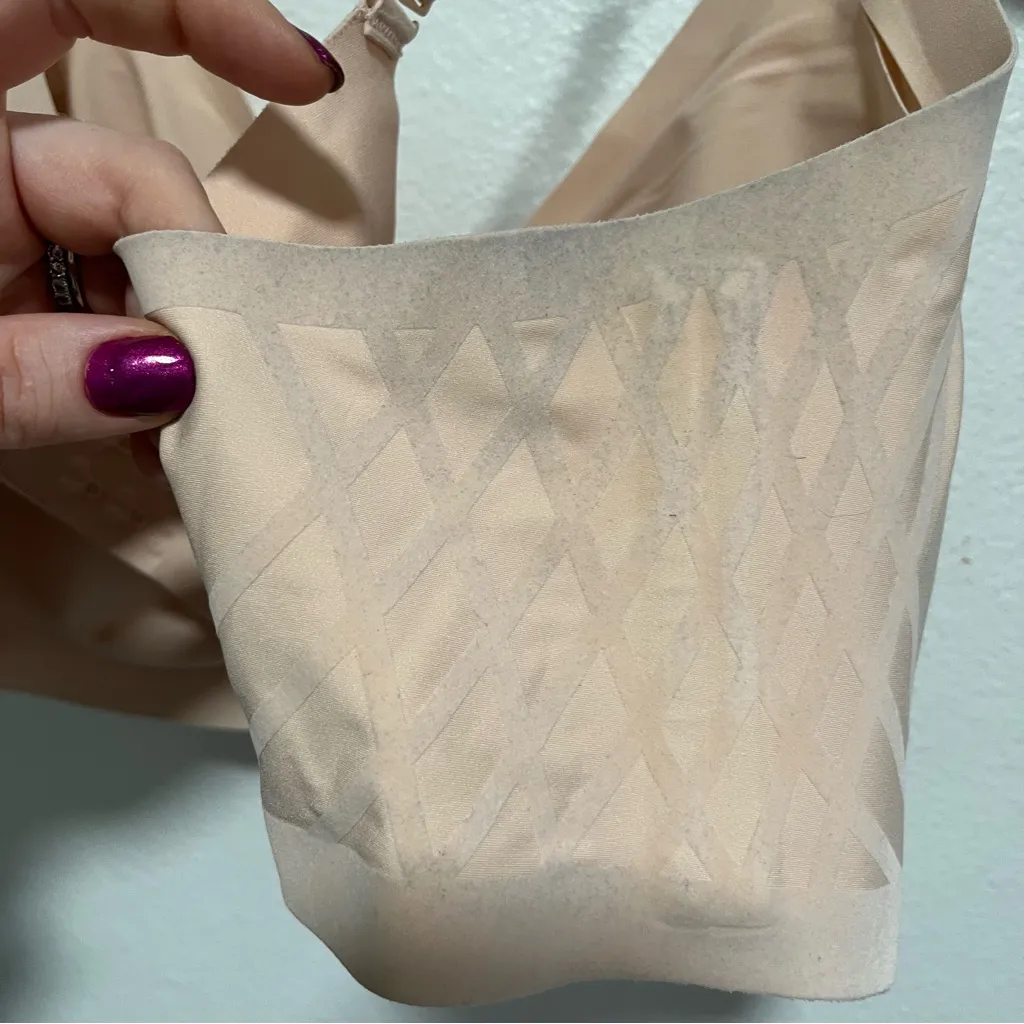 HoneyLove Silhouette Bra 1X 40 C/D Sand Wireless Lifting Comfort Tan - Image 7