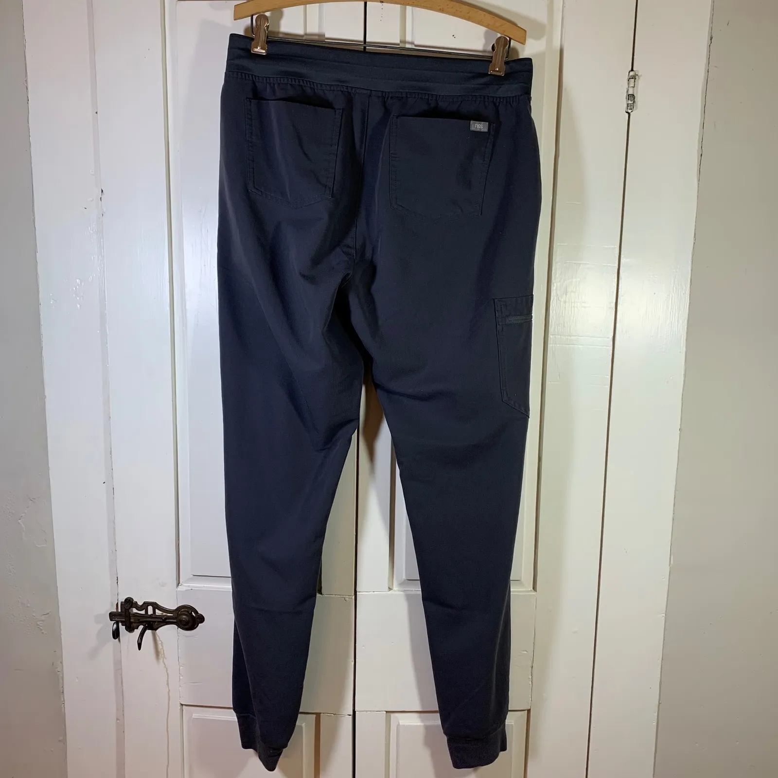 FIGS Zamora Technical Collection Jogger Scrub Pants Womens M T Gray Drawstring - Image 2