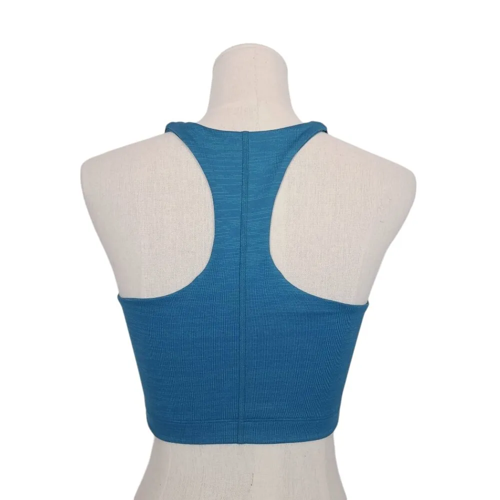 Outdoor Voices Move Free Tech Sweat Crop Top Gulf Teal Sz Small - Image 3