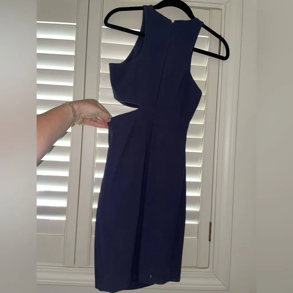 Navy Blue Likely Cocktail Dress - Image 3