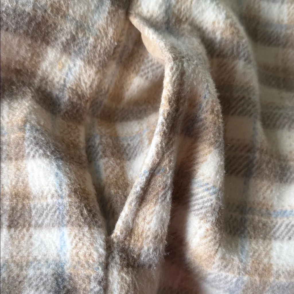 Jade & Ivory‎ women’s Beige and Blue Plaid Button - Image 14