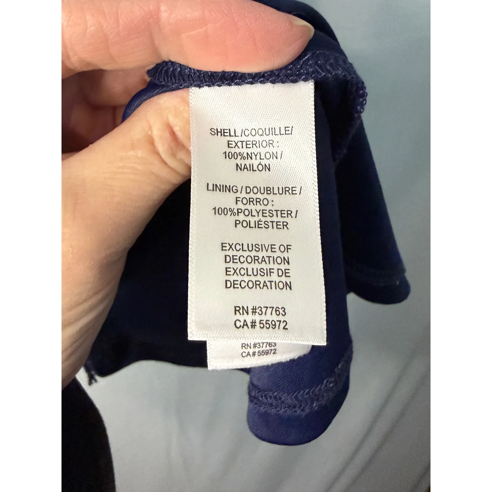 Laundry by Shelli Segal Blue Lace Sheath Dress Short Sleeve Knee Length Size 4 - Image 5