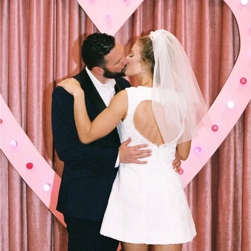 SACHIN & BABI Mon Coeur Lace & Heart Cut Out Mini Dress 8 - Image 3