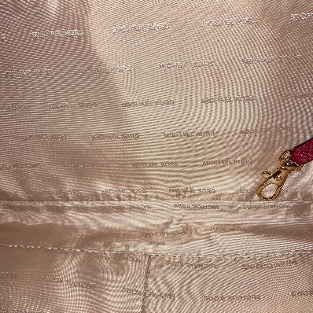 Michael Kors Rich Red Satchel - Image 5