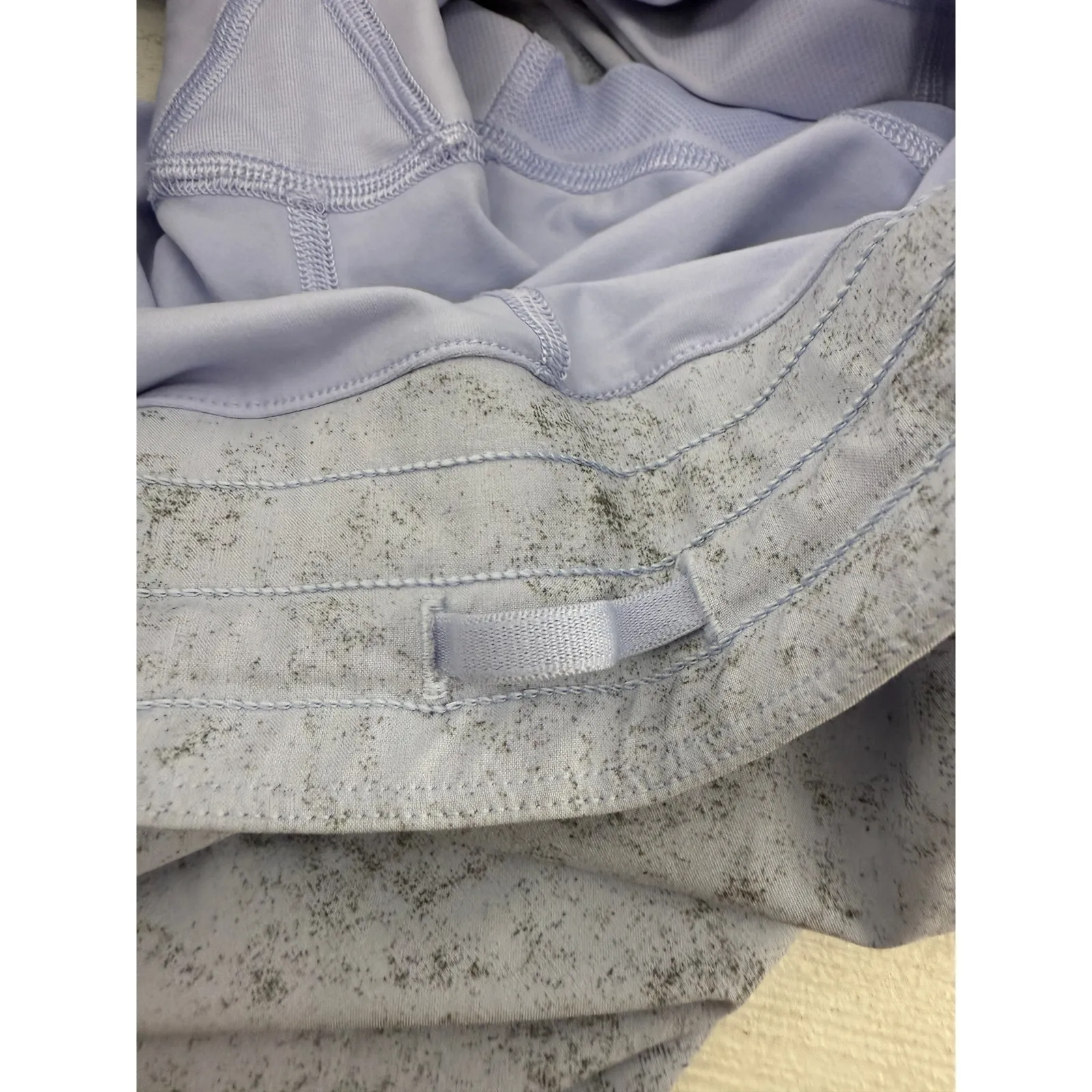 Lululemon Hotty Hot High-Rise Skirt Long Gravel Dust Pastel Blue Size 10 - Image 7