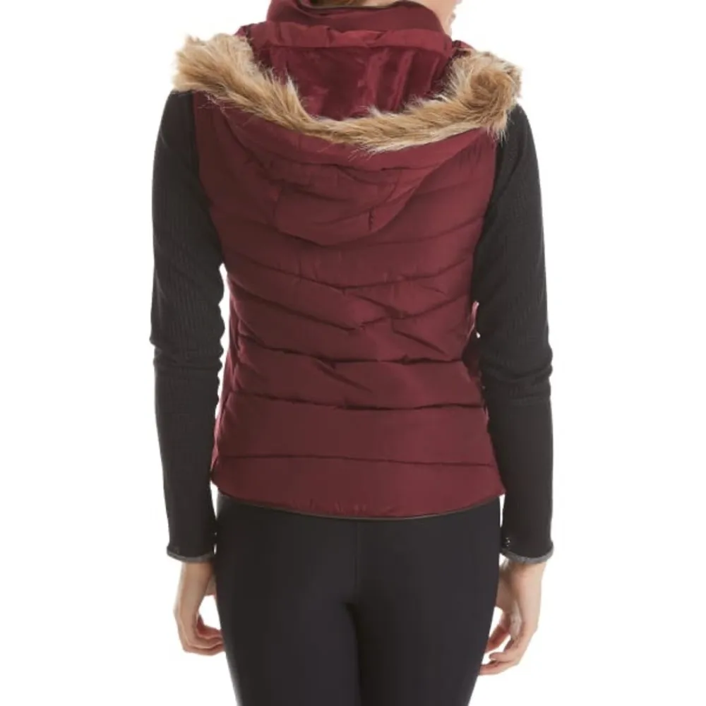 YMI Burgundy Vest - Image 2