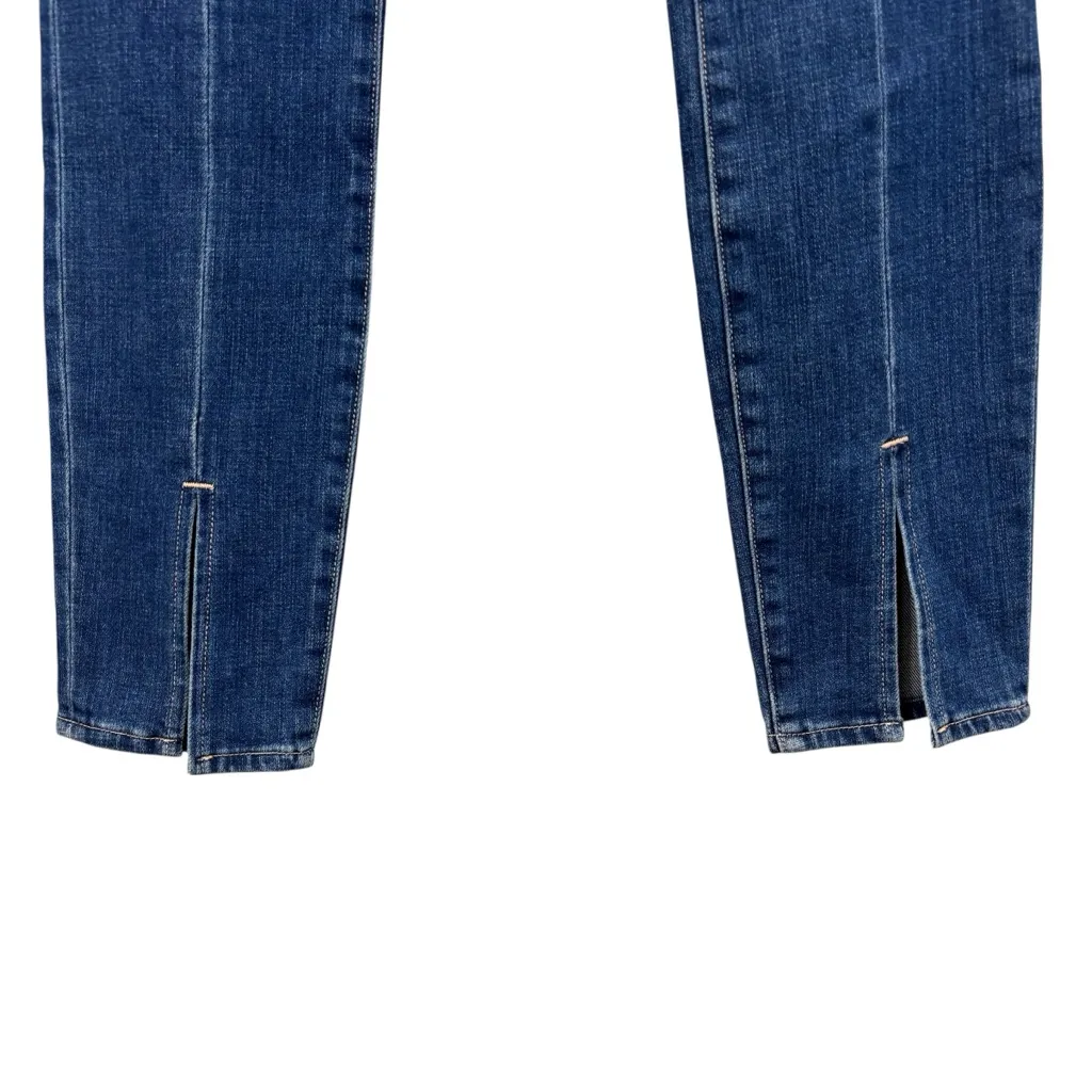 L’agence Joyith Denim Blue Ankle Slit Skinny Jean Size 29 Womens NWT - Image 3