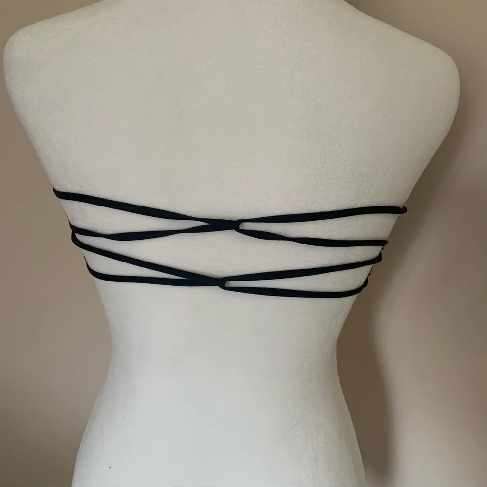 Intimately Free People Black Lace Bandeau Size Small - Image 3