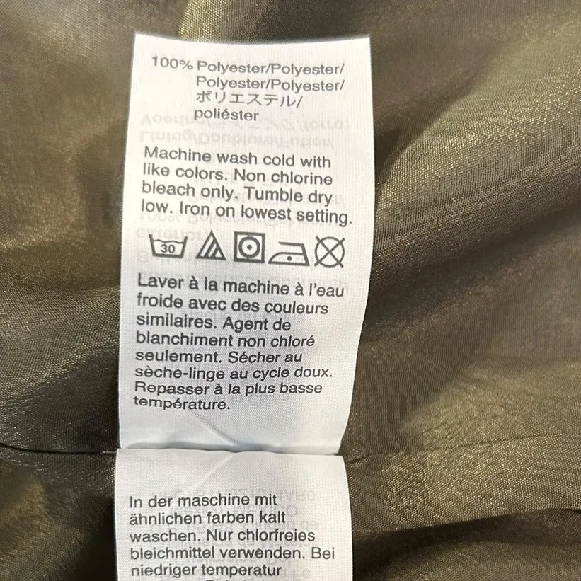 NWT J.CREW Brown Green Leopard Animal Camo Print Surplice Neck Wrap Dress SMALL - Image 10