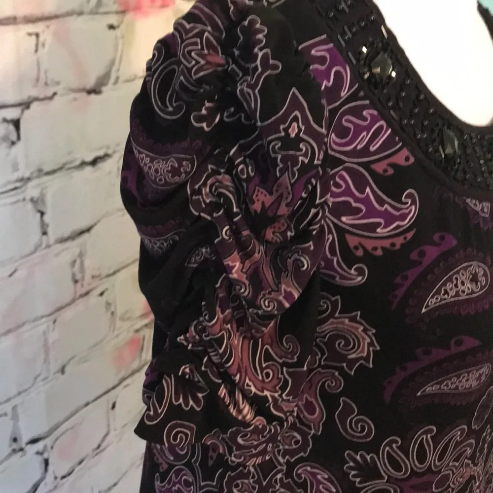 Apt. 9 tunic with embellished neckline - Image 4