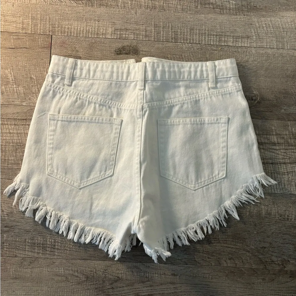 Wild Fable  white Jean shorts - Image 4