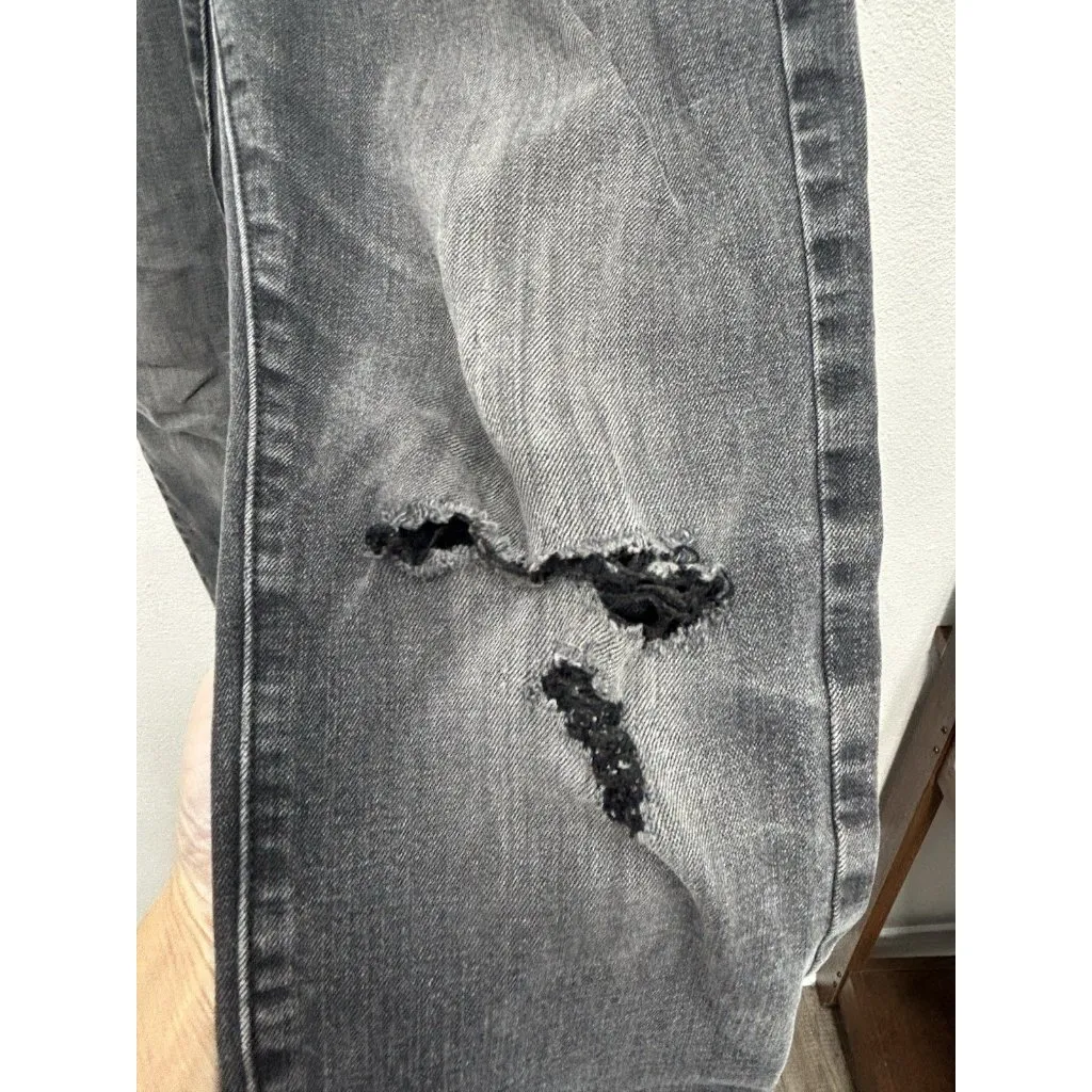 American Eagle Women's Jeans 29x28 Black 360 Degree Extreme Flex Straight Leg - Image 3