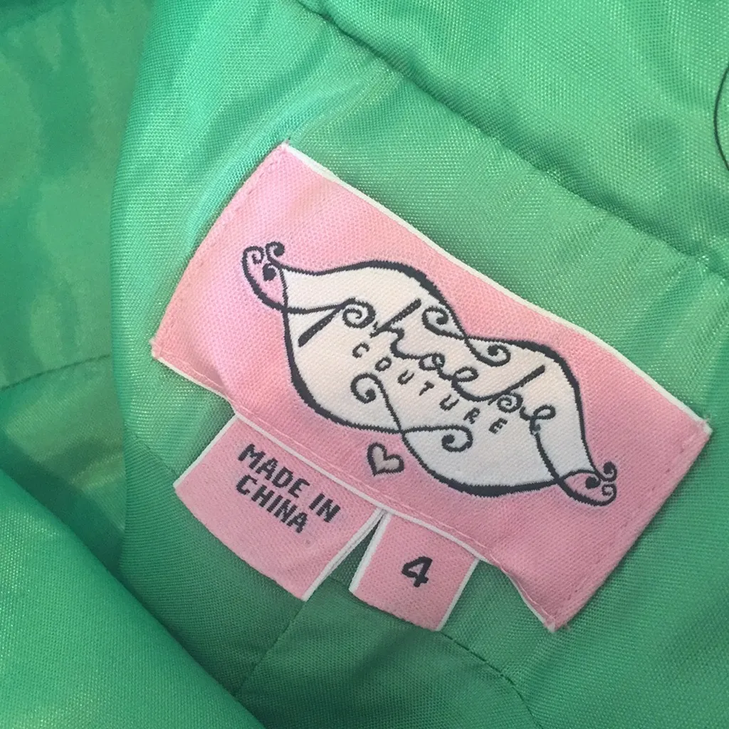 Phoebe Couture Silk Dress size 4 - Image 4