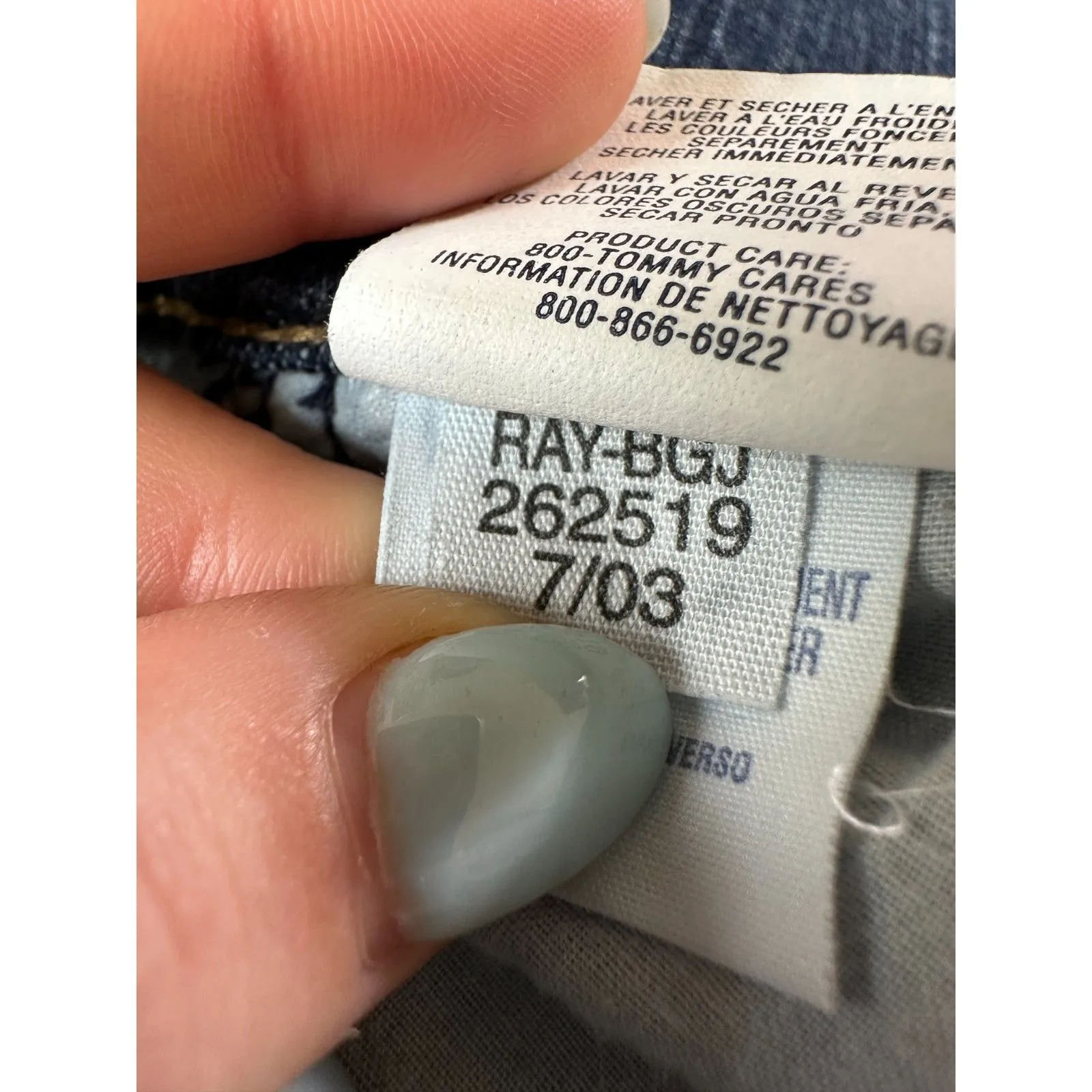 y2k TOMMY JEANS Tommy Hilfiger Low Rise Classic Jeans Size 5 - Image 8
