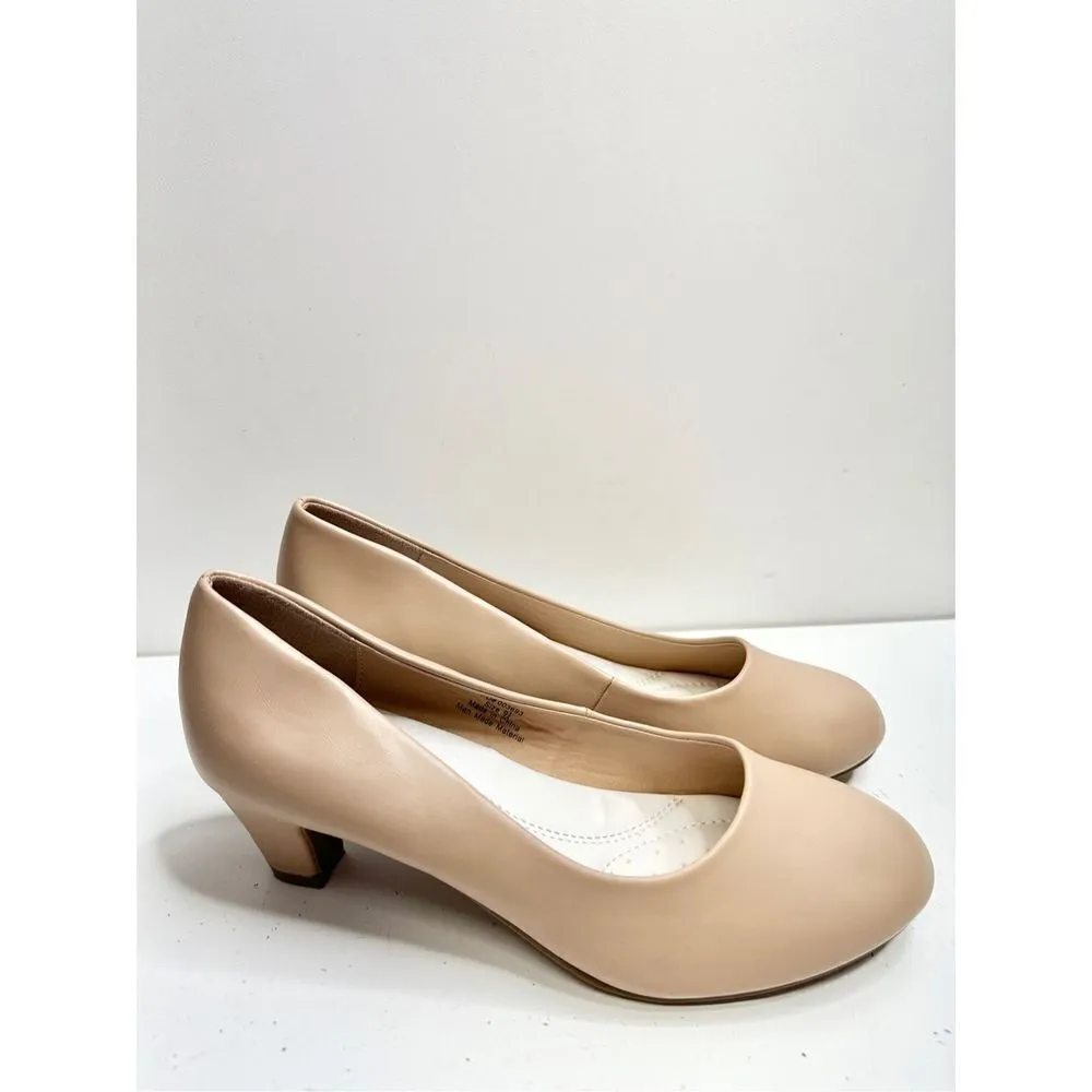 Journee Collection Pumps Womens 9.5 Luu Comfort‎ Insole Round Toe Low Block Heel - Image 3