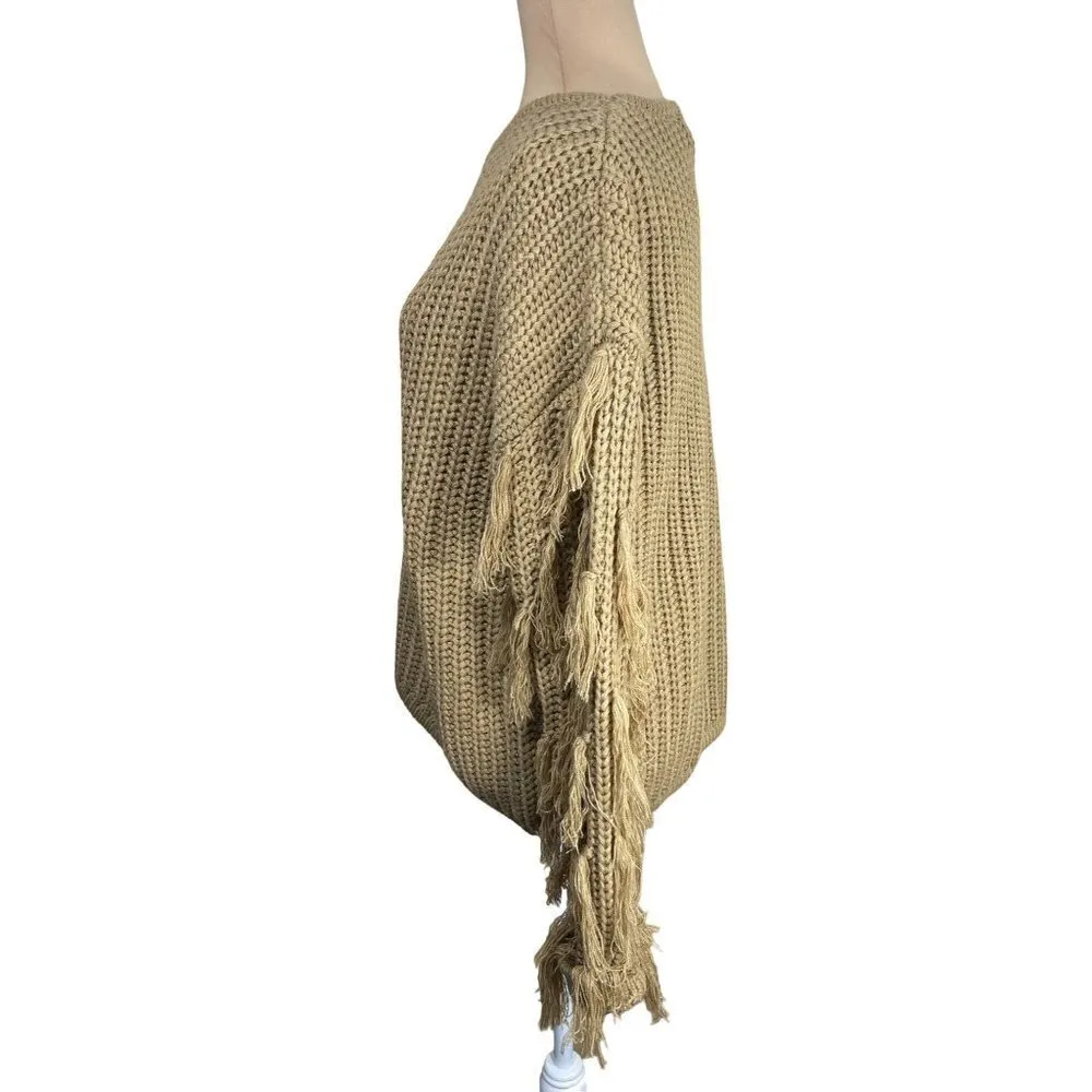 Hayden Women's Long Sleeve Sweater Crewneck Camel Brown Size Small/Medium - Image 3