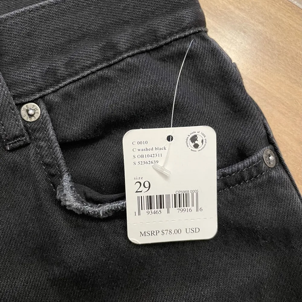 NWT Free People We The Free Maggie Mid-Rise Straight-Leg Distressed Jeans 29 - Image 8