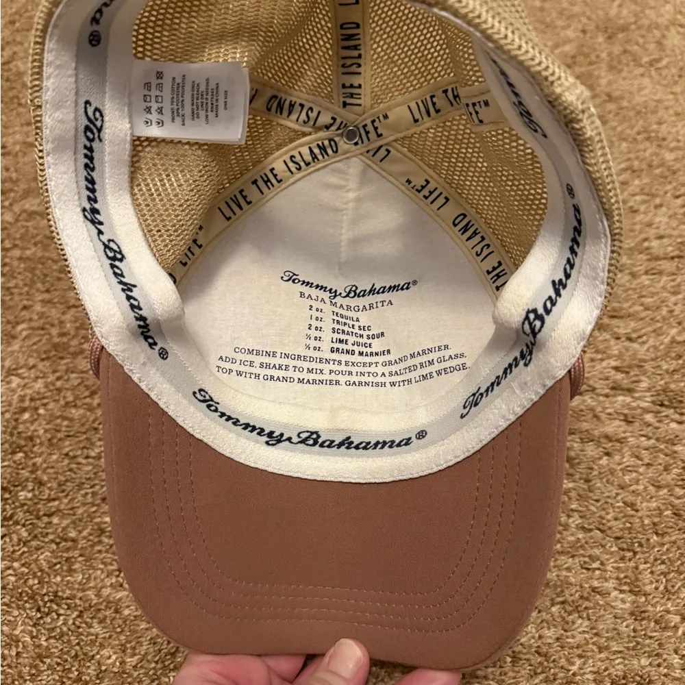 Tommy Bahama Brown and Tan Cap - Image 2