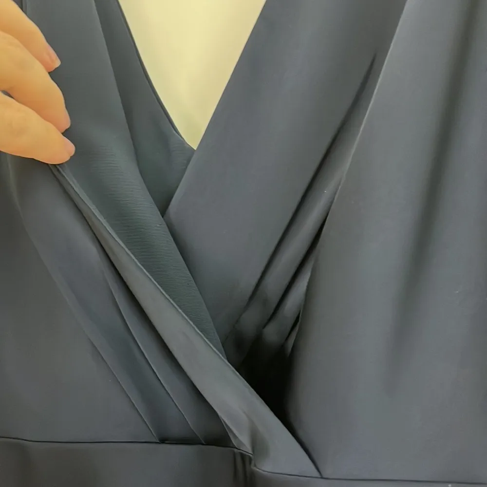 J. Crew Size 2 Navy Blue V-Neck Sleeveless Cocktail Dress - Image 9