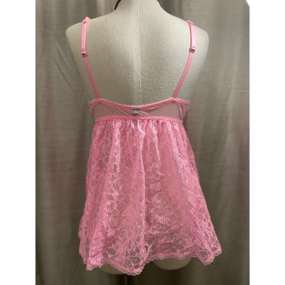Victoria Secret Pink Baby Doll lace 36C 🎀 - Image 3