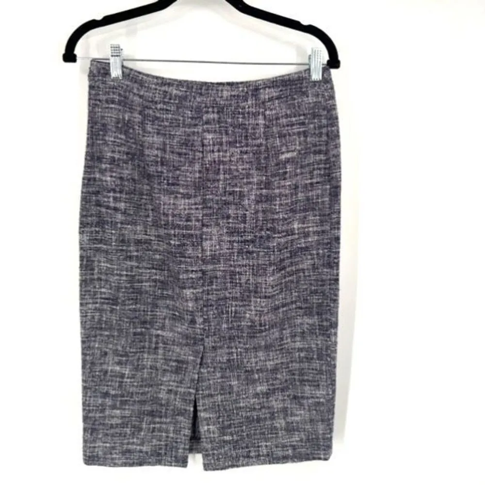 Love Moschino Women's Abstract Straight‎ & Pencil Skirt Black Size 4 - Image 7