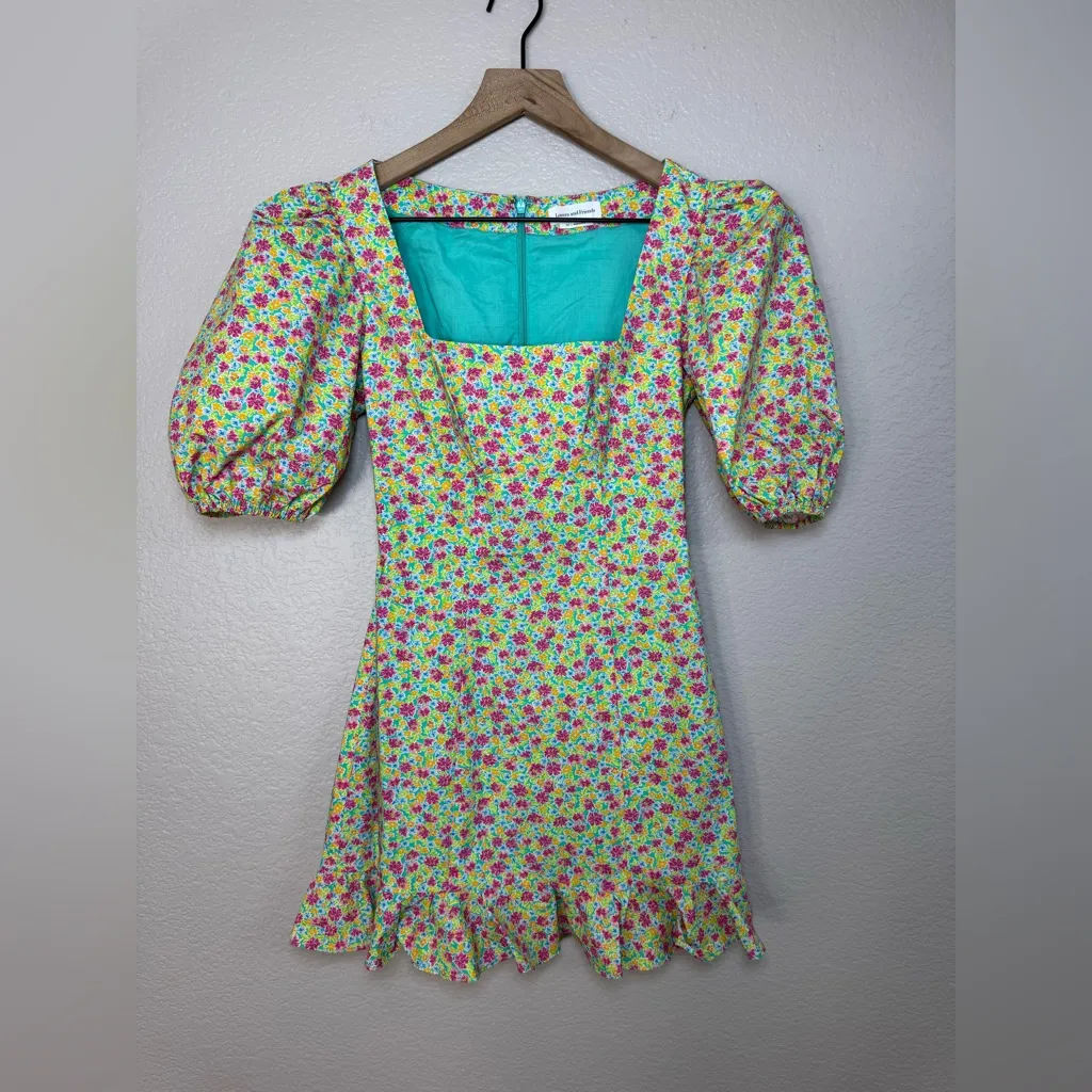 Lovers and Friends Luella Mini Dress in Millie Floral Multi size XXS Revolve - Image 6